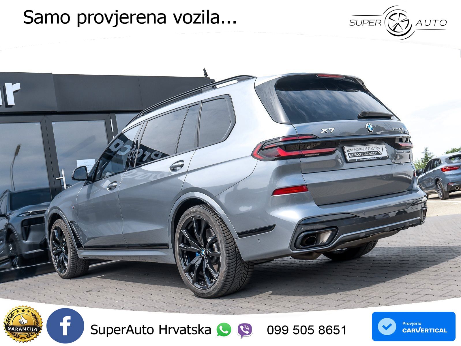 BMW X7 40d (352 KS) xDrive Steptronic M Sport ZRAČNI+ACC+GR SJED+KAM+PANO