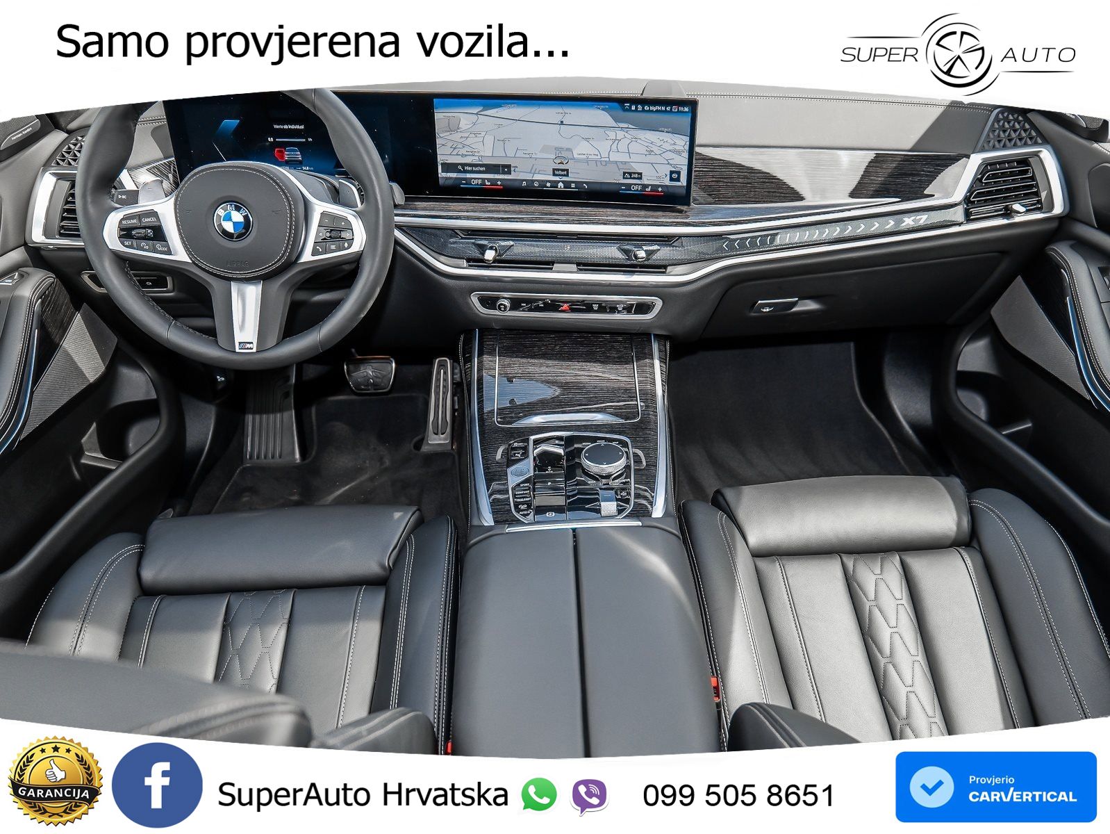 BMW X7 40d (352 KS) xDrive Steptronic M Sport ZRAČNI+ACC+GR SJED+KAM+PANO