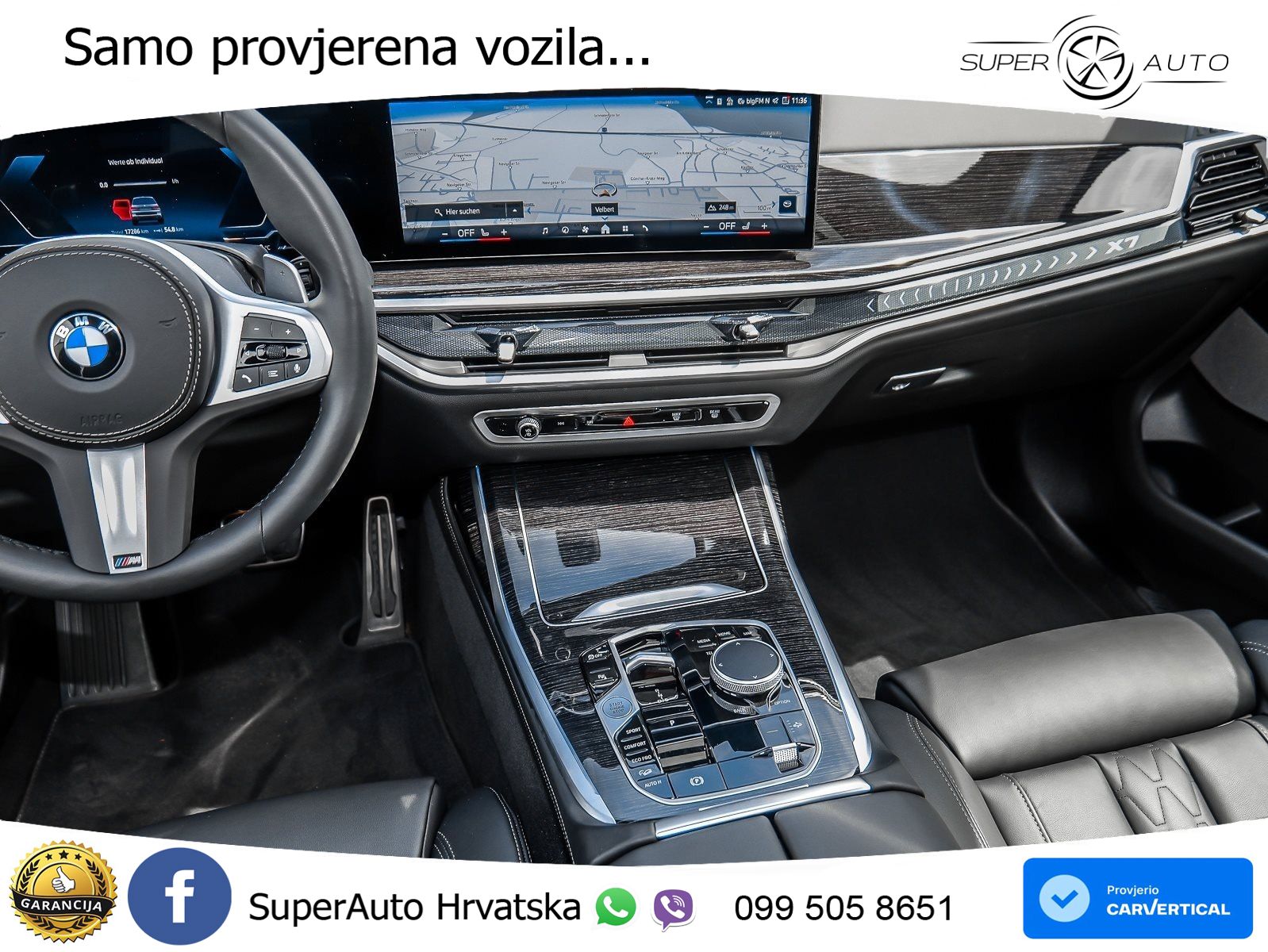 BMW X7 40d (352 KS) xDrive Steptronic M Sport ZRAČNI+ACC+GR SJED+KAM+PANO