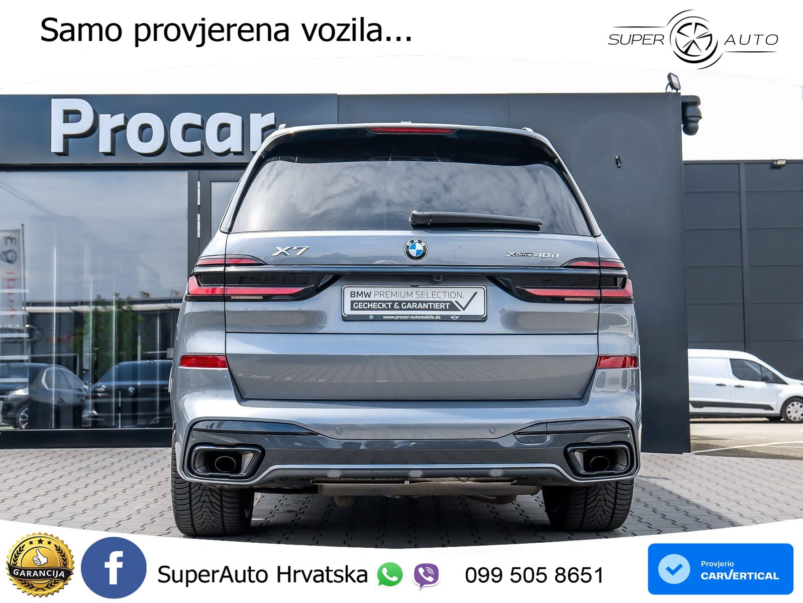 BMW X7 40d (352 KS) xDrive Steptronic M Sport ZRAČNI+ACC+GR SJED+KAM+PANO