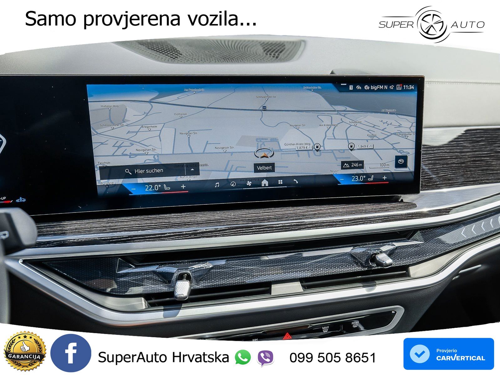 BMW X7 40d (352 KS) xDrive Steptronic M Sport ZRAČNI+ACC+GR SJED+KAM+PANO