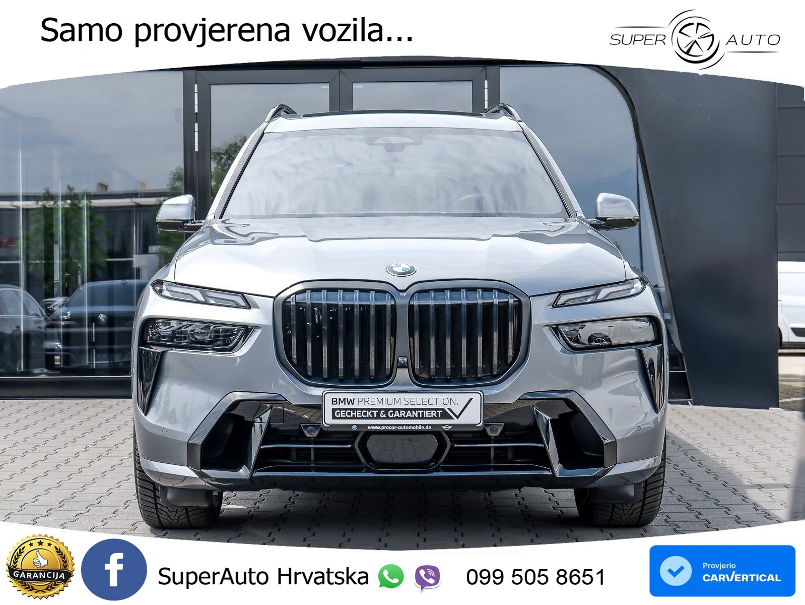BMW X7 40d (352 KS) xDrive Steptronic M Sport ZRAČNI+ACC+GR SJED+KAM+PANO