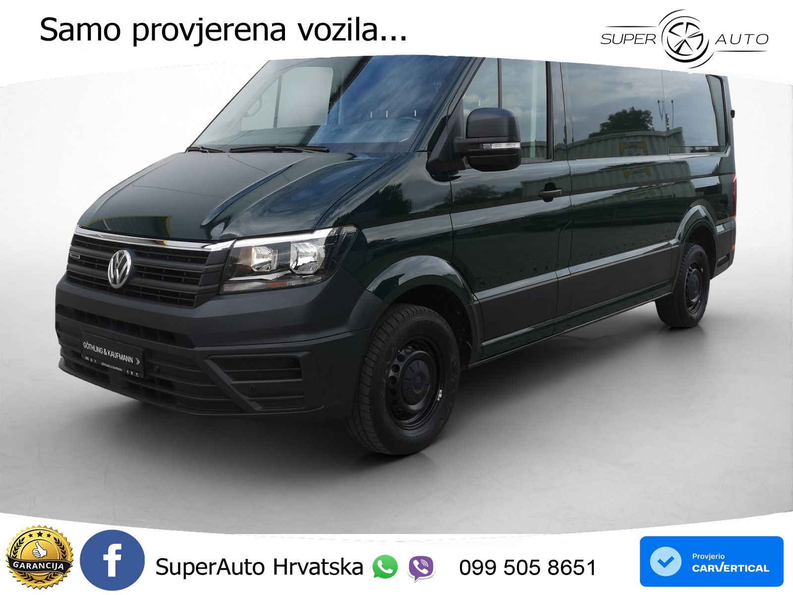 Volkswagen Crafter Kasten MR 2.0 TDI 4M*AHK*KAM*STDHZG*MFL* 177 KS