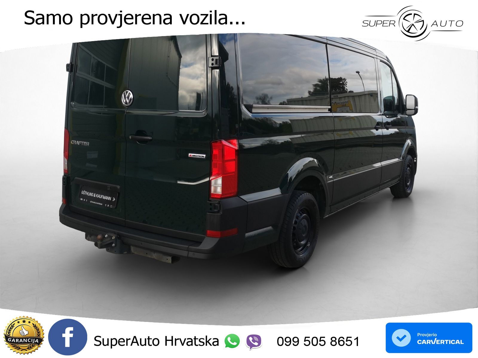 Volkswagen Crafter Kasten MR 2.0 TDI 4M*AHK*KAM*STDHZG*MFL* 177 KS