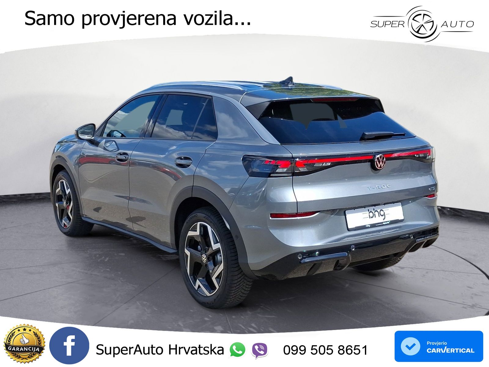 Volkswagen T-Roc 1.5 eTSI (150 KS)  DSG R-Line LED+GR SJED+ACC