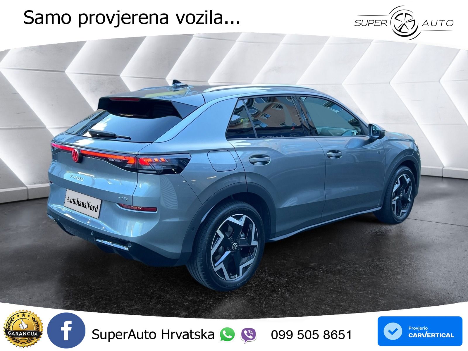 Volkswagen T-Roc 1.5 eTSI (150 KS)  DSG R-Line LED+GR SJED+ACC