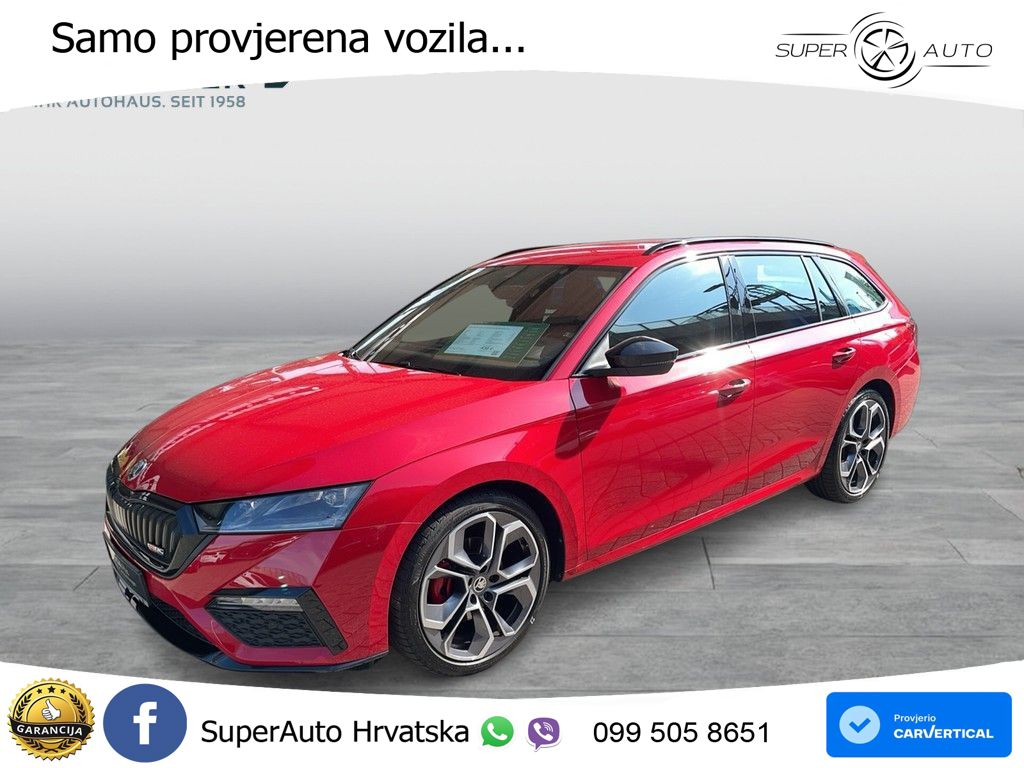 Škoda Octavia Combi RS 2.0 TDI (200 KS) 4x4 DSG MATRIX+GR SJED+KAM