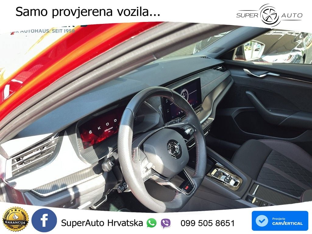 Škoda Octavia Combi RS 2.0 TDI (200 KS) 4x4 DSG MATRIX+GR SJED+KAM