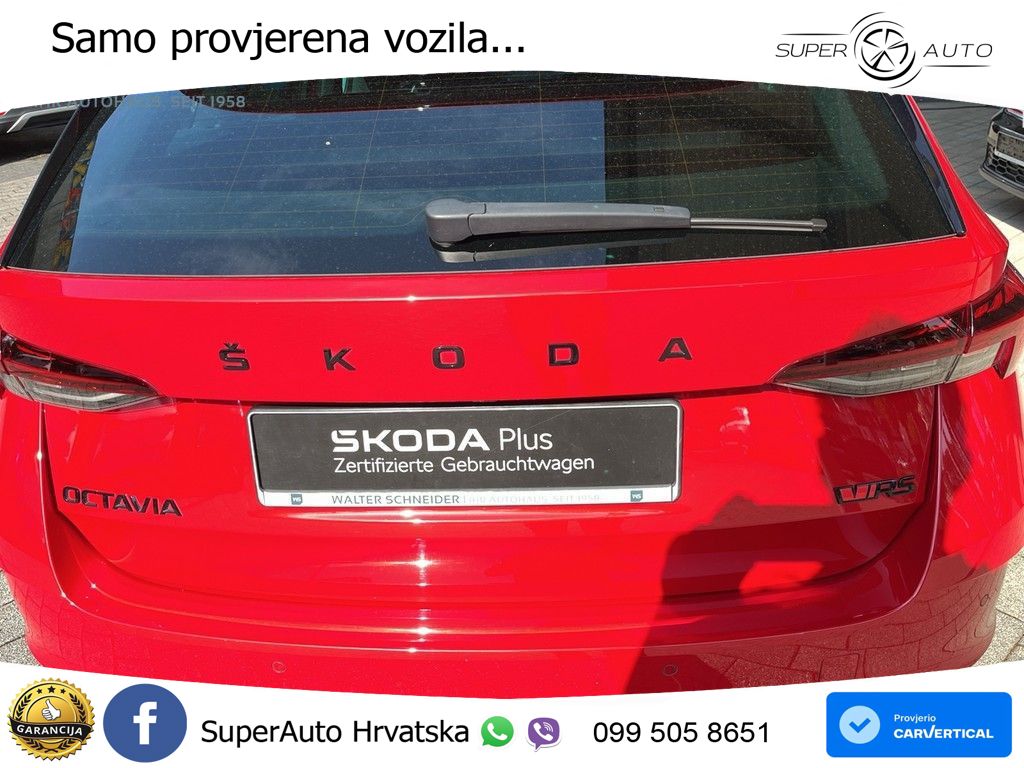 Škoda Octavia Combi RS 2.0 TDI (200 KS) 4x4 DSG MATRIX+GR SJED+KAM