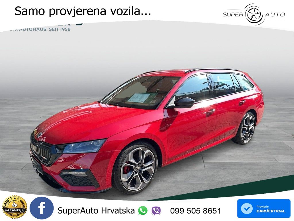 Škoda Octavia Combi RS 2.0 TDI (200 KS) 4x4 DSG MATRIX+GR SJED+KAM