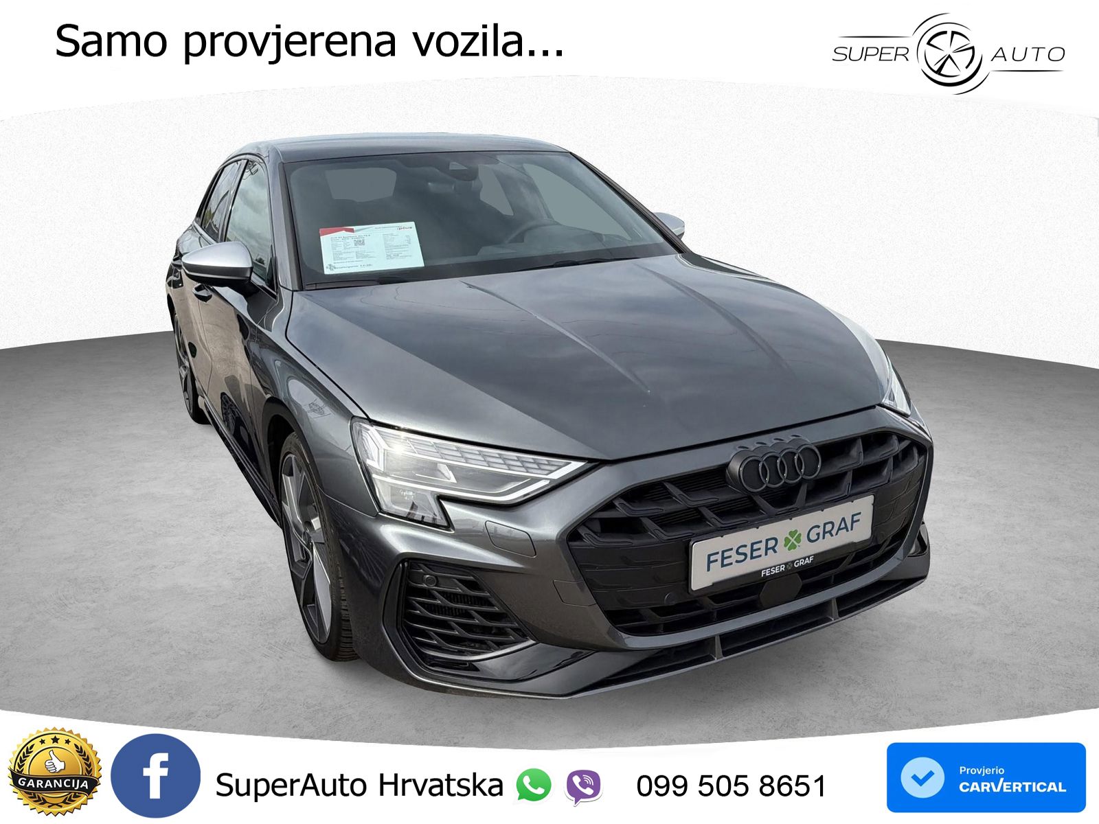 Audi S3 2.0 TFSI (333 KS) quattro S tronic LED+GR SJED+ACC