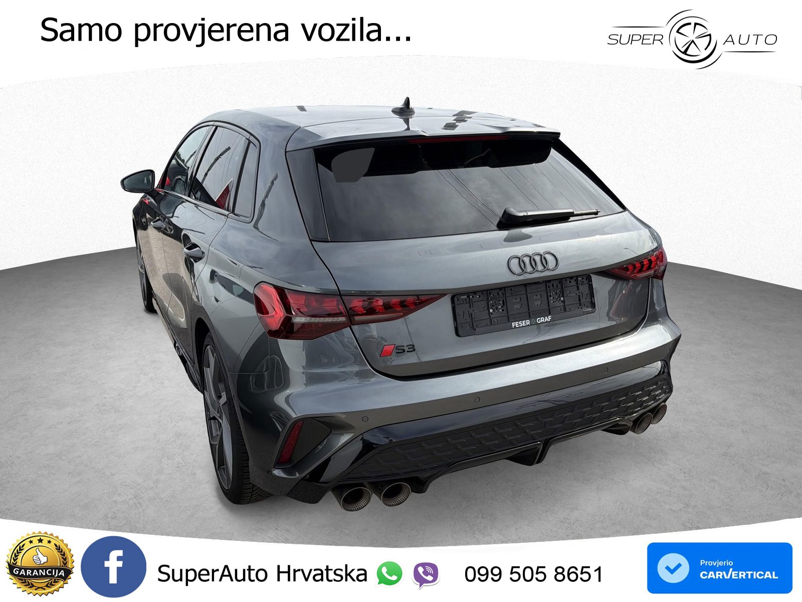 Audi S3 2.0 TFSI (333 KS) quattro S tronic LED+GR SJED+ACC