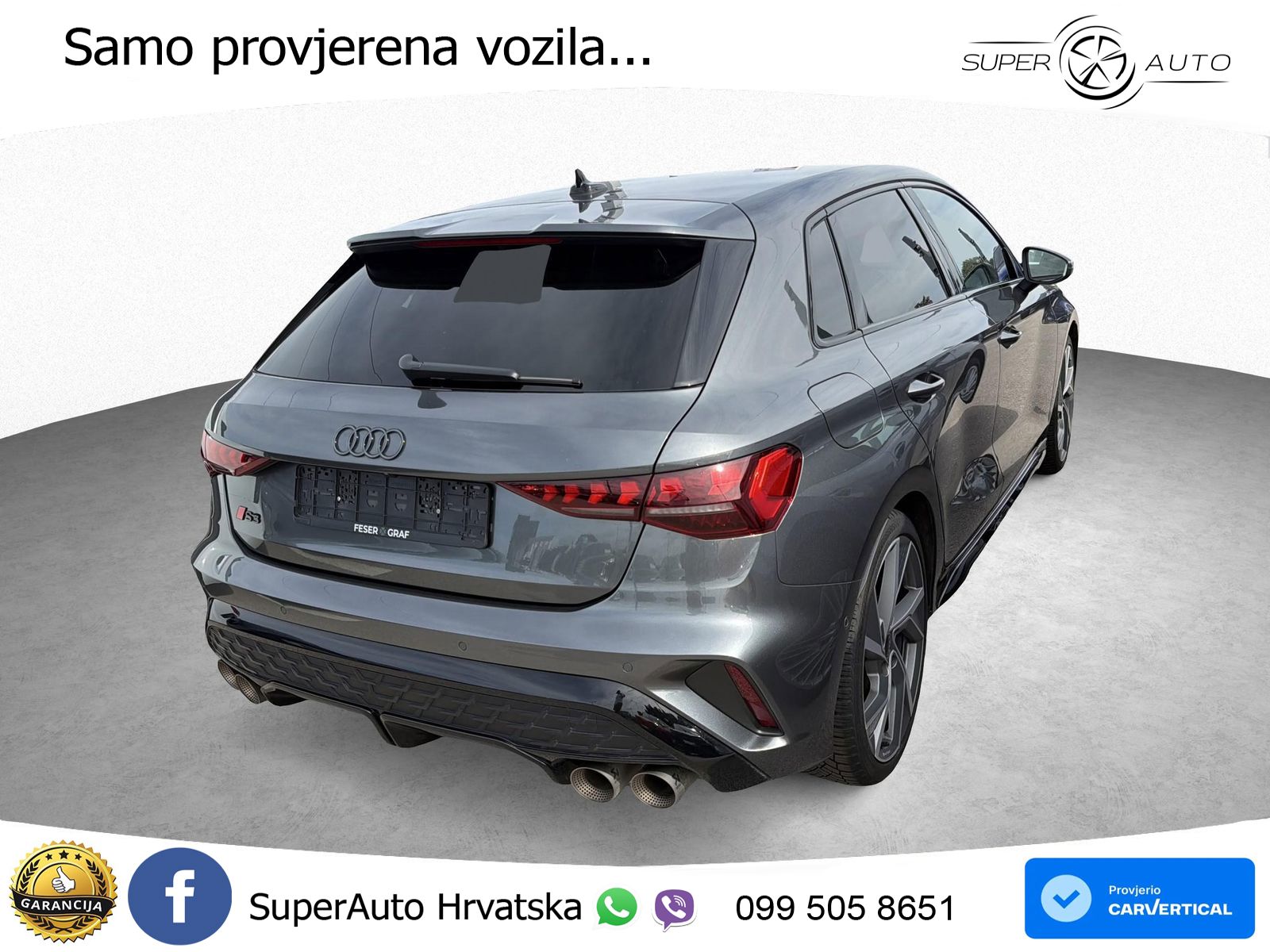 Audi S3 2.0 TFSI (333 KS) quattro S tronic LED+GR SJED+ACC
