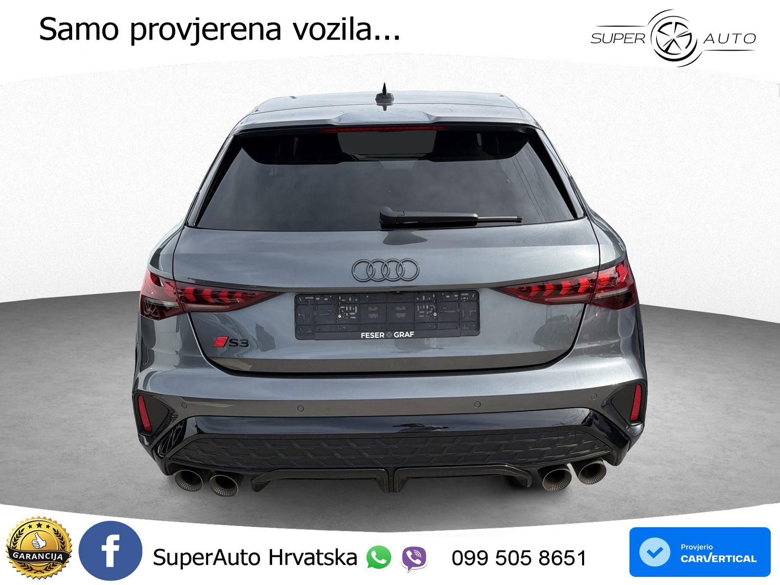 Audi S3 2.0 TFSI (333 KS) quattro S tronic LED+GR SJED+ACC