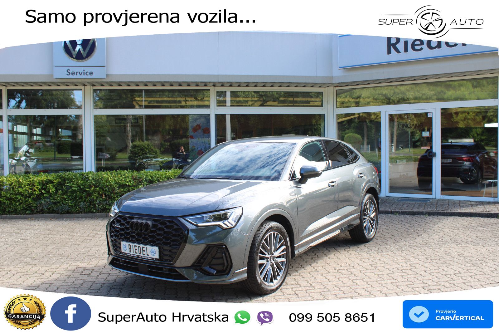 Audi Q3 II Sportback 40 TFSI (190 KS) quattro S tronic S line LED+GR SJED+ACC