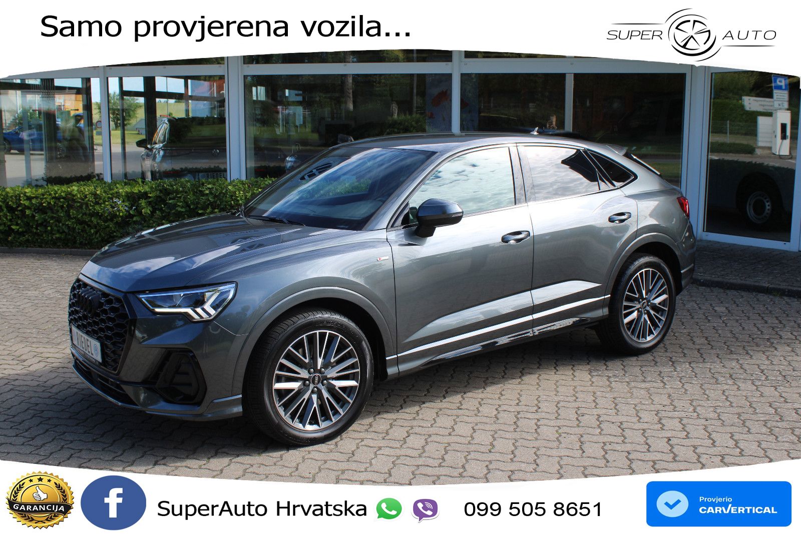 Audi Q3 II Sportback 40 TFSI (190 KS) quattro S tronic S line LED+GR SJED+ACC