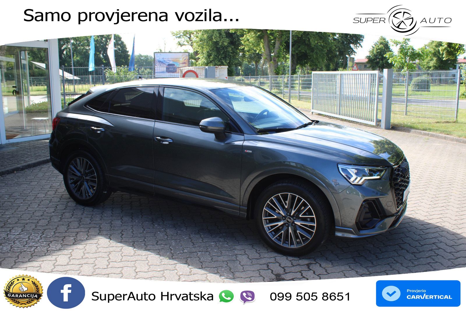 Audi Q3 II Sportback 40 TFSI (190 KS) quattro S tronic S line LED+GR SJED+ACC