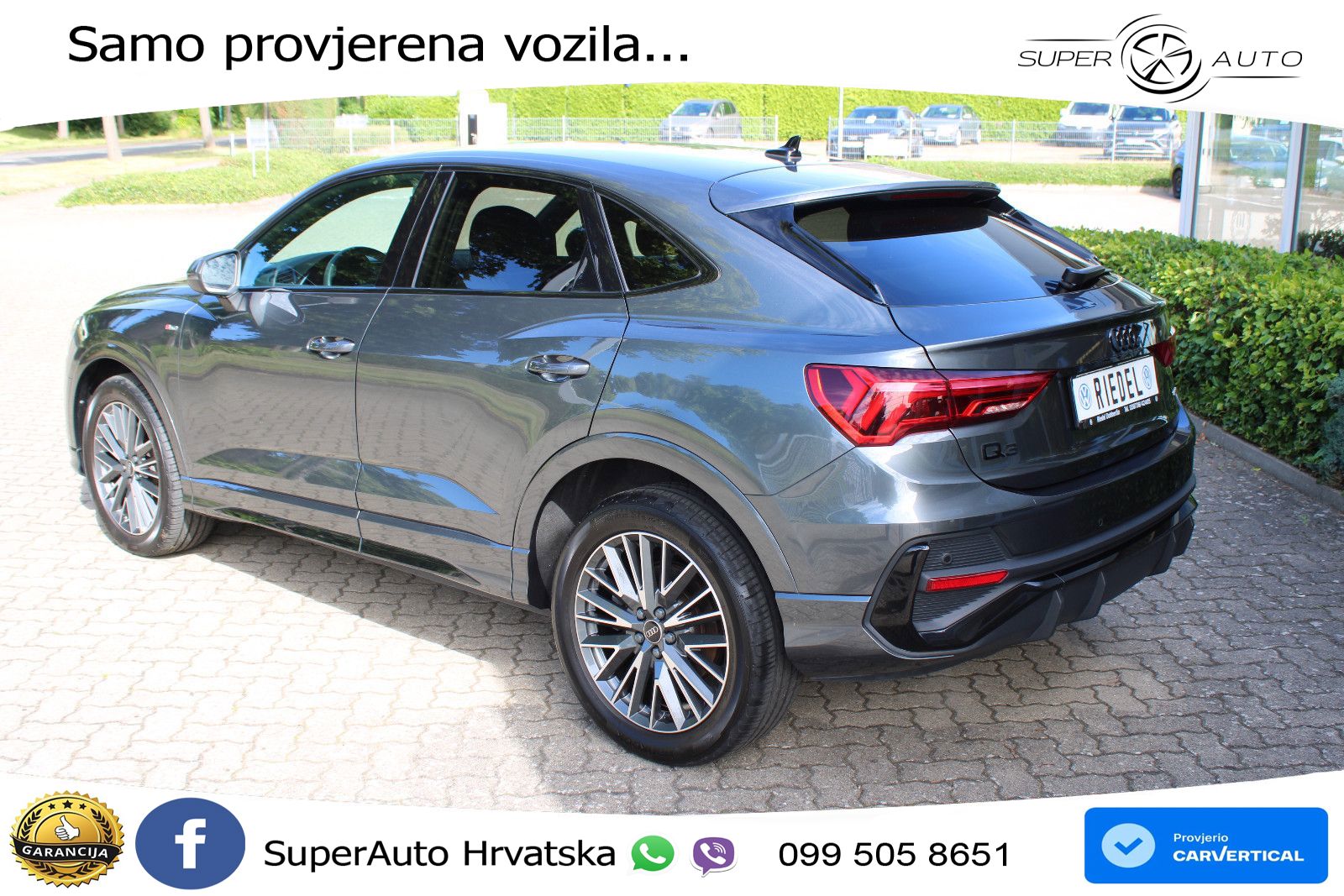 Audi Q3 II Sportback 40 TFSI (190 KS) quattro S tronic S line LED+GR SJED+ACC