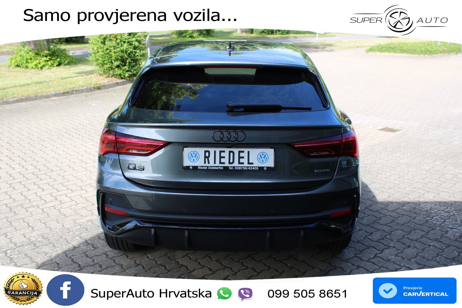 Audi Q3 II Sportback 40 TFSI (190 KS) quattro S tronic S line LED+GR SJED+ACC