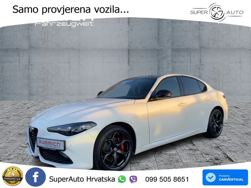 Alfa Romeo Giulia 2.0 Turbo (280 KS) Q4 Automatic LED+GR SJED+ACC