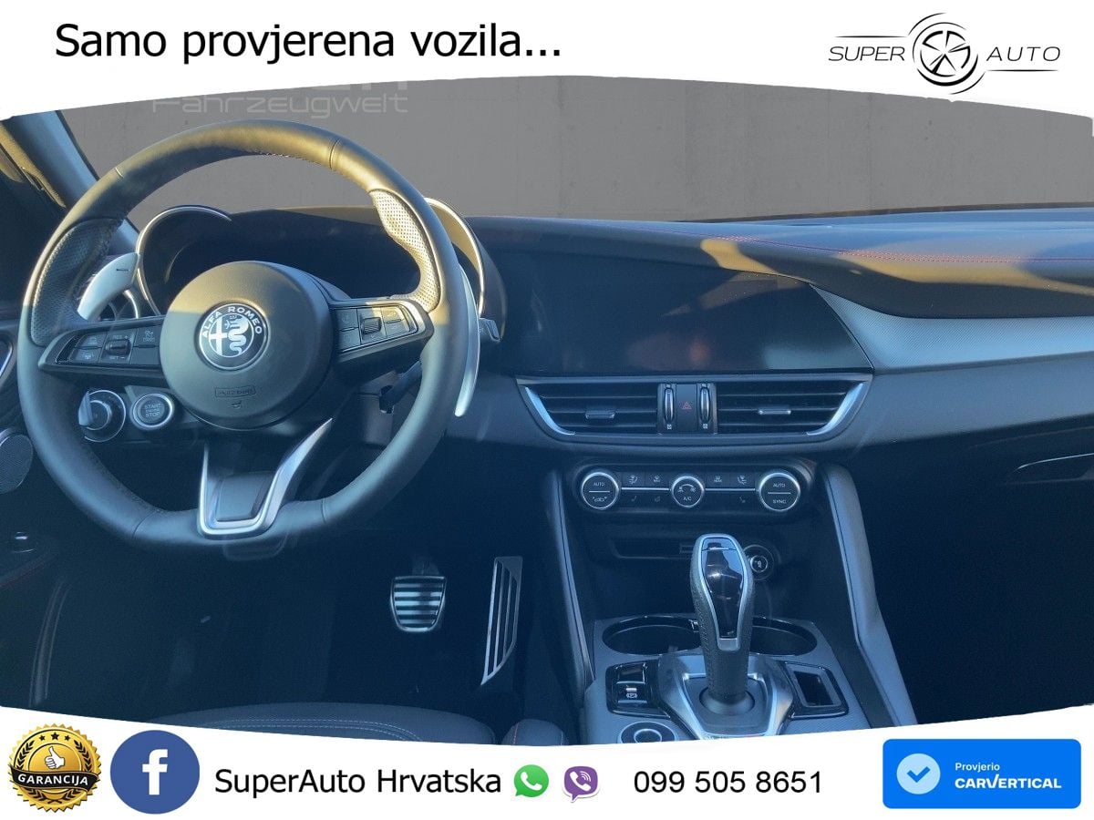 Alfa Romeo Giulia 2.0 Turbo (280 KS) Q4 Automatic LED+GR SJED+ACC