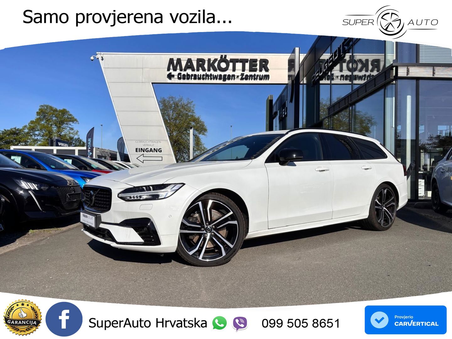 Volvo V90 2.0 B5 Diesel AWD Geartronic ACC+HEAD+4xGR SJED+360+PANO