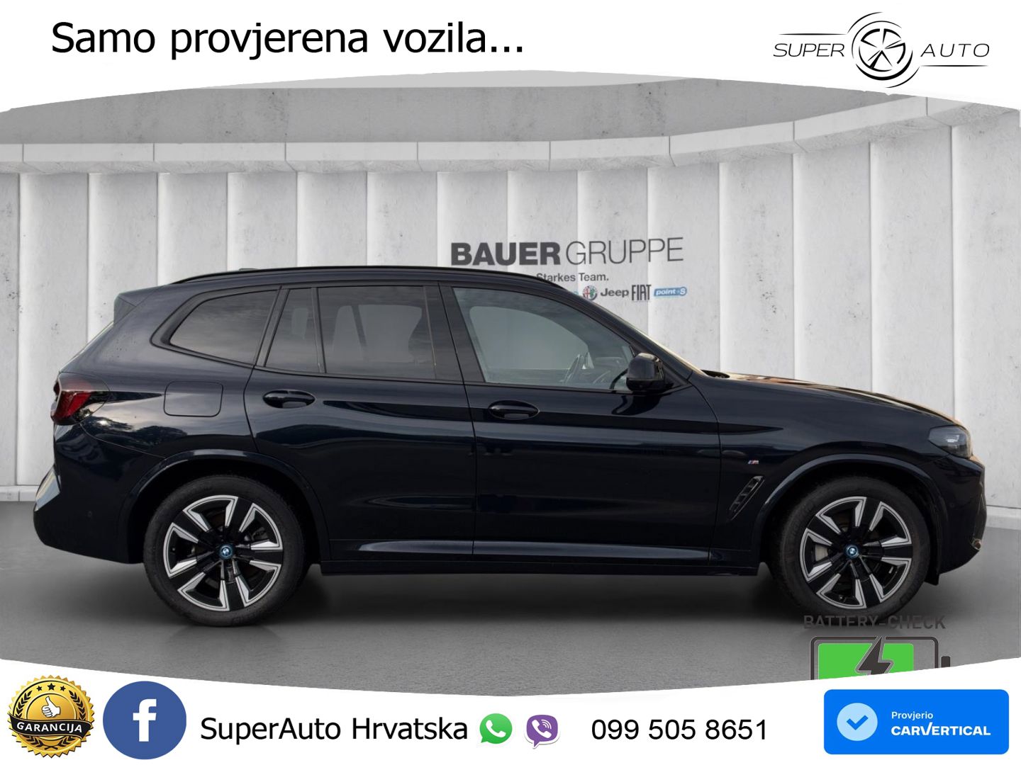 BMW iX3 80 kWh (286 KS) LED+GR SJED+ACC