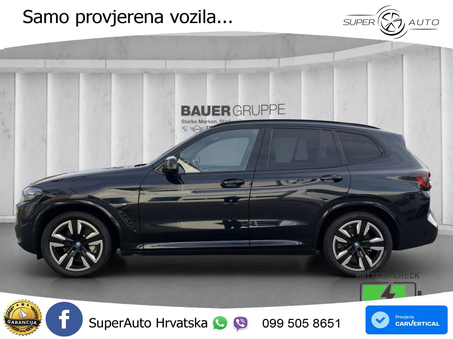 BMW iX3 80 kWh (286 KS) LED+GR SJED+ACC