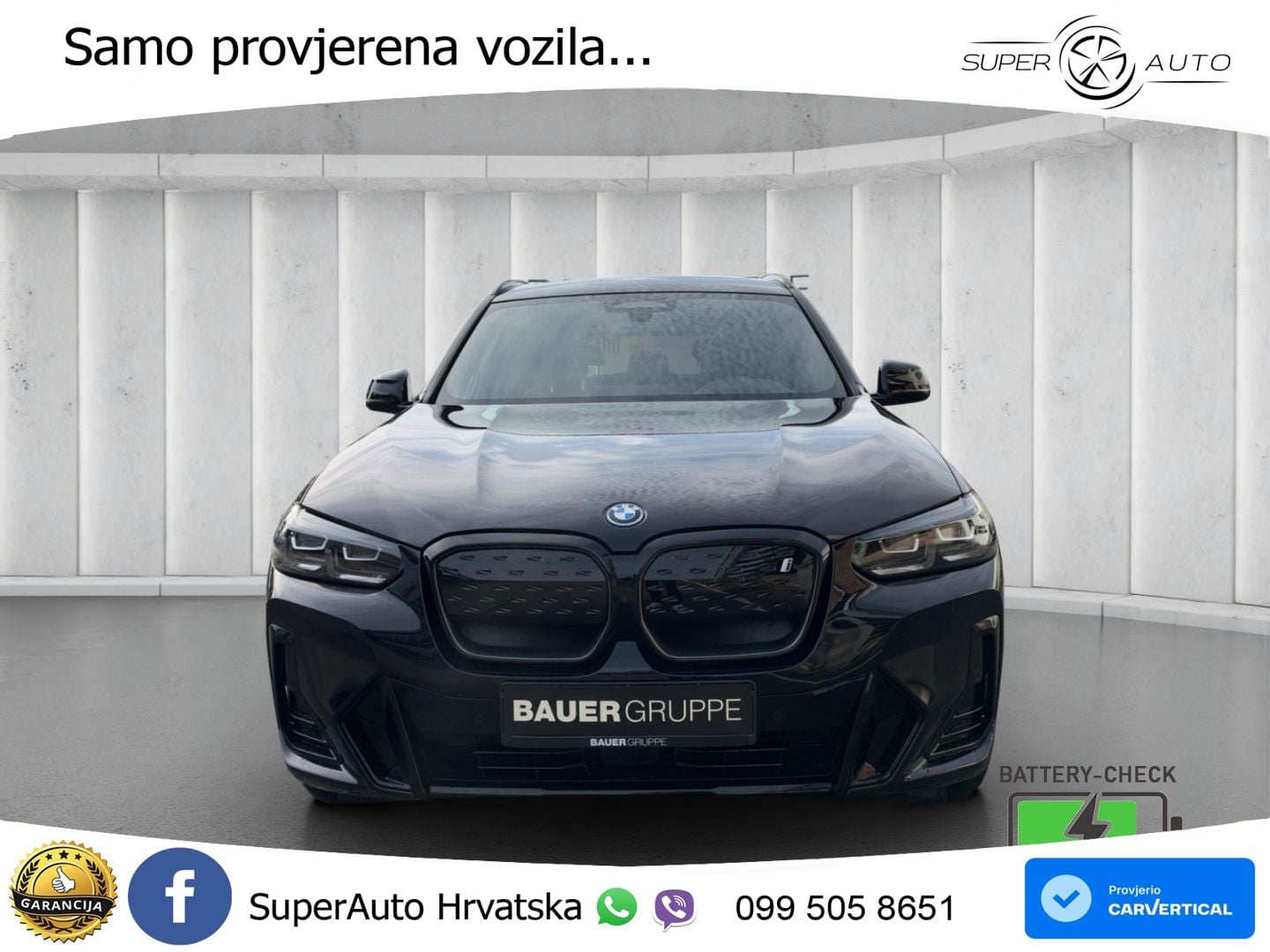 BMW iX3 80 kWh (286 KS) LED+GR SJED+ACC