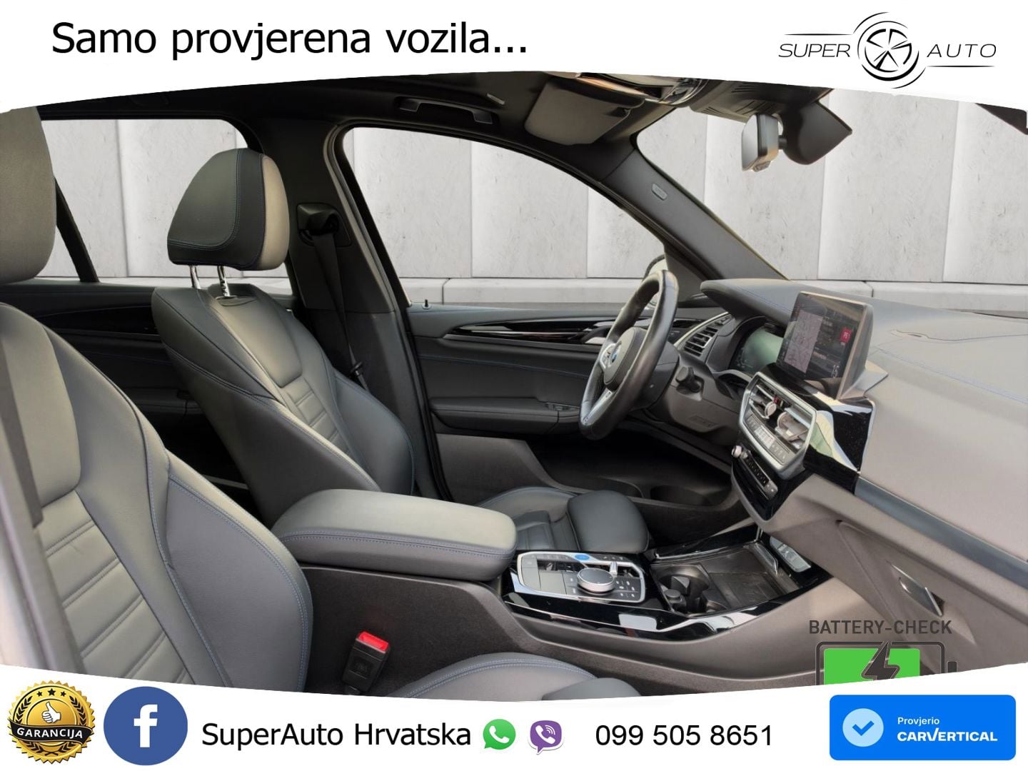 BMW iX3 80 kWh (286 KS) LED+GR SJED+ACC