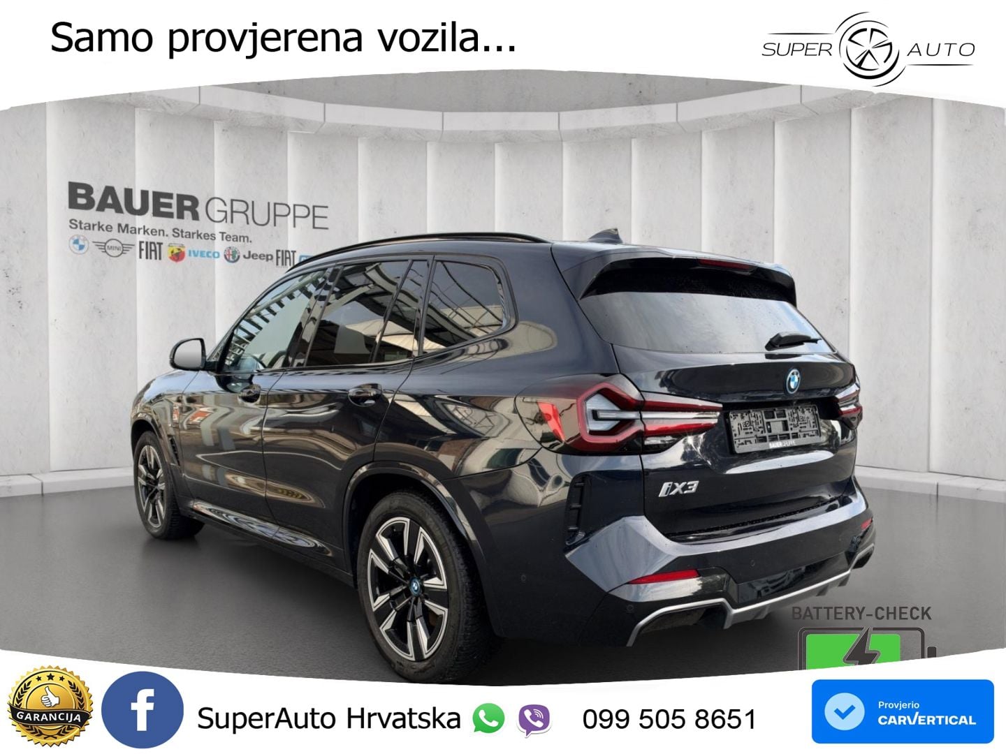 BMW iX3 80 kWh (286 KS) LED+GR SJED+ACC