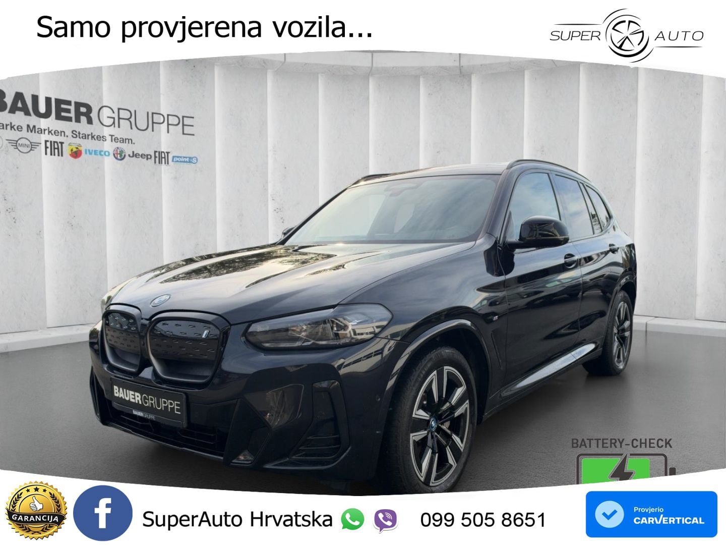 BMW iX3 80 kWh (286 KS) LED+GR SJED+ACC