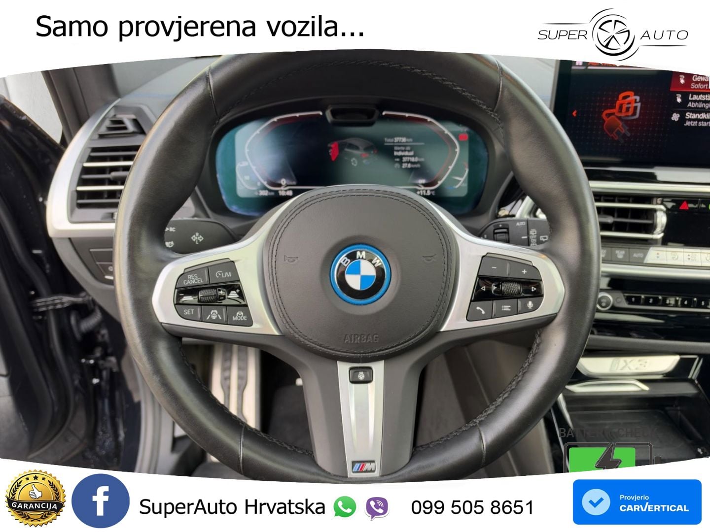 BMW iX3 80 kWh (286 KS) LED+GR SJED+ACC