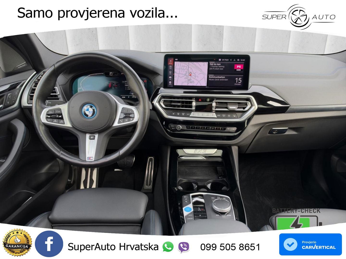 BMW iX3 80 kWh (286 KS) LED+GR SJED+ACC