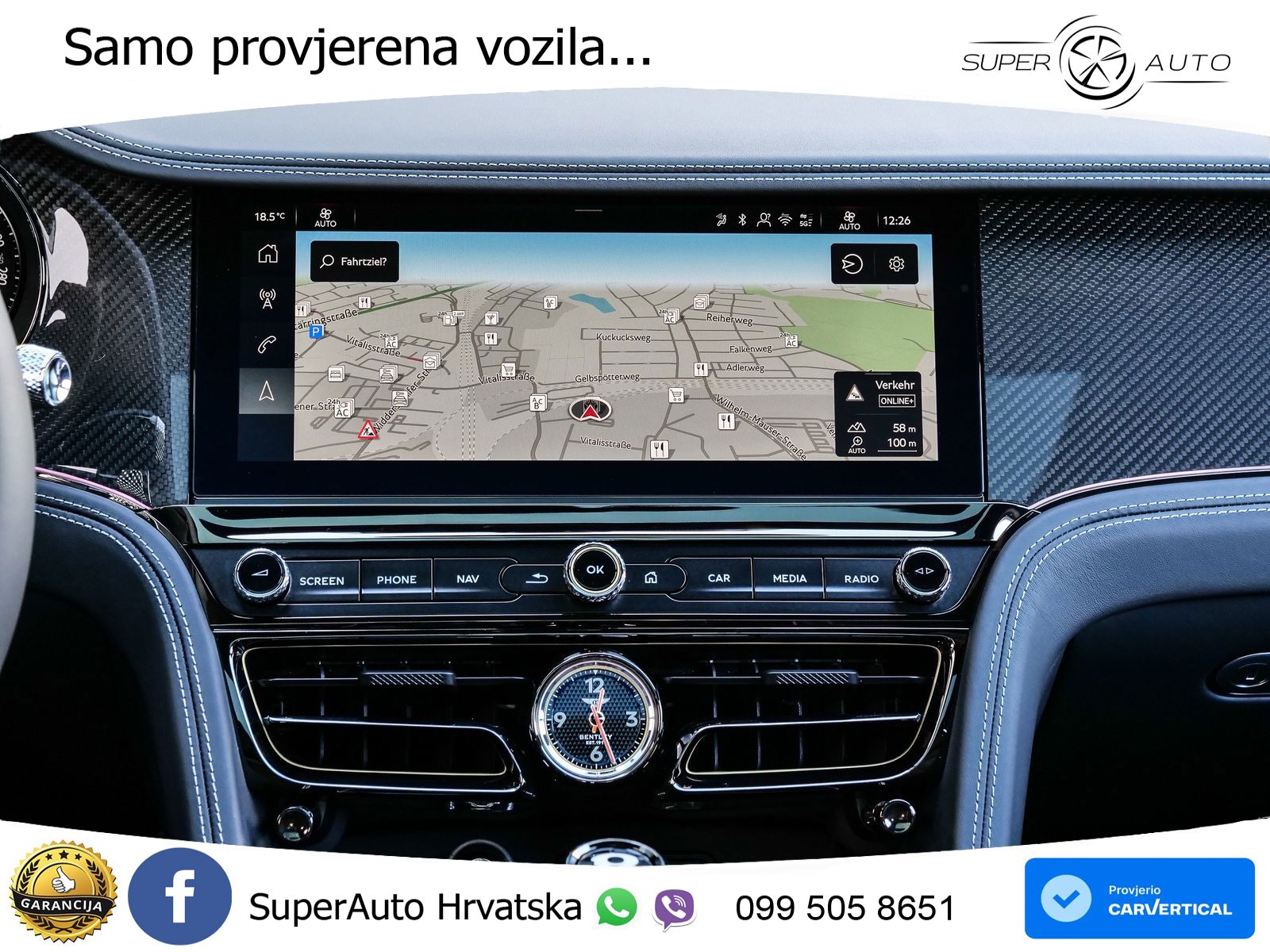 Bentley Flying Spur IV S 4.0 V8 TFSi (680 KS) AWD DCT ZRAČNI+ACC+GR SJED+KAM+PANO