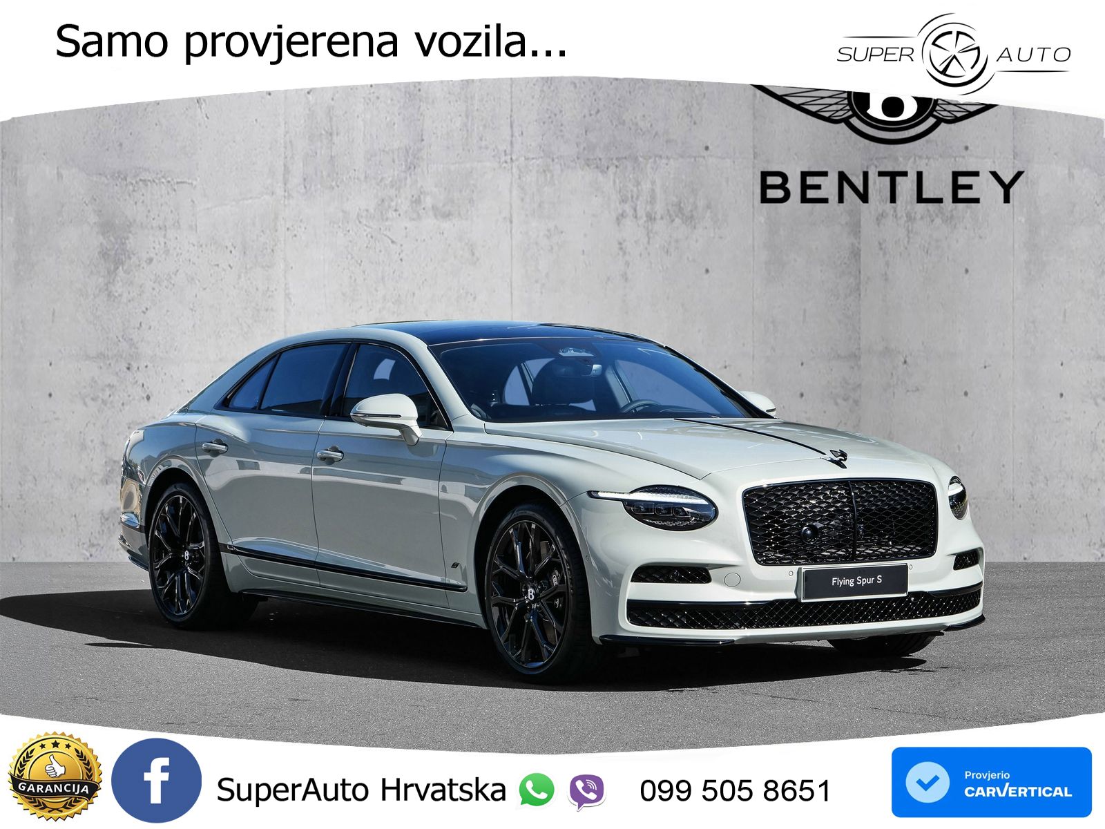 Bentley Flying Spur IV S 4.0 V8 TFSi (680 KS) AWD DCT ZRAČNI+ACC+GR SJED+KAM+PANO