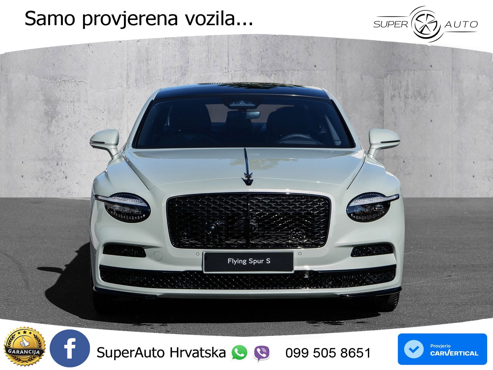 Bentley Flying Spur IV S 4.0 V8 TFSi (680 KS) AWD DCT ZRAČNI+ACC+GR SJED+KAM+PANO