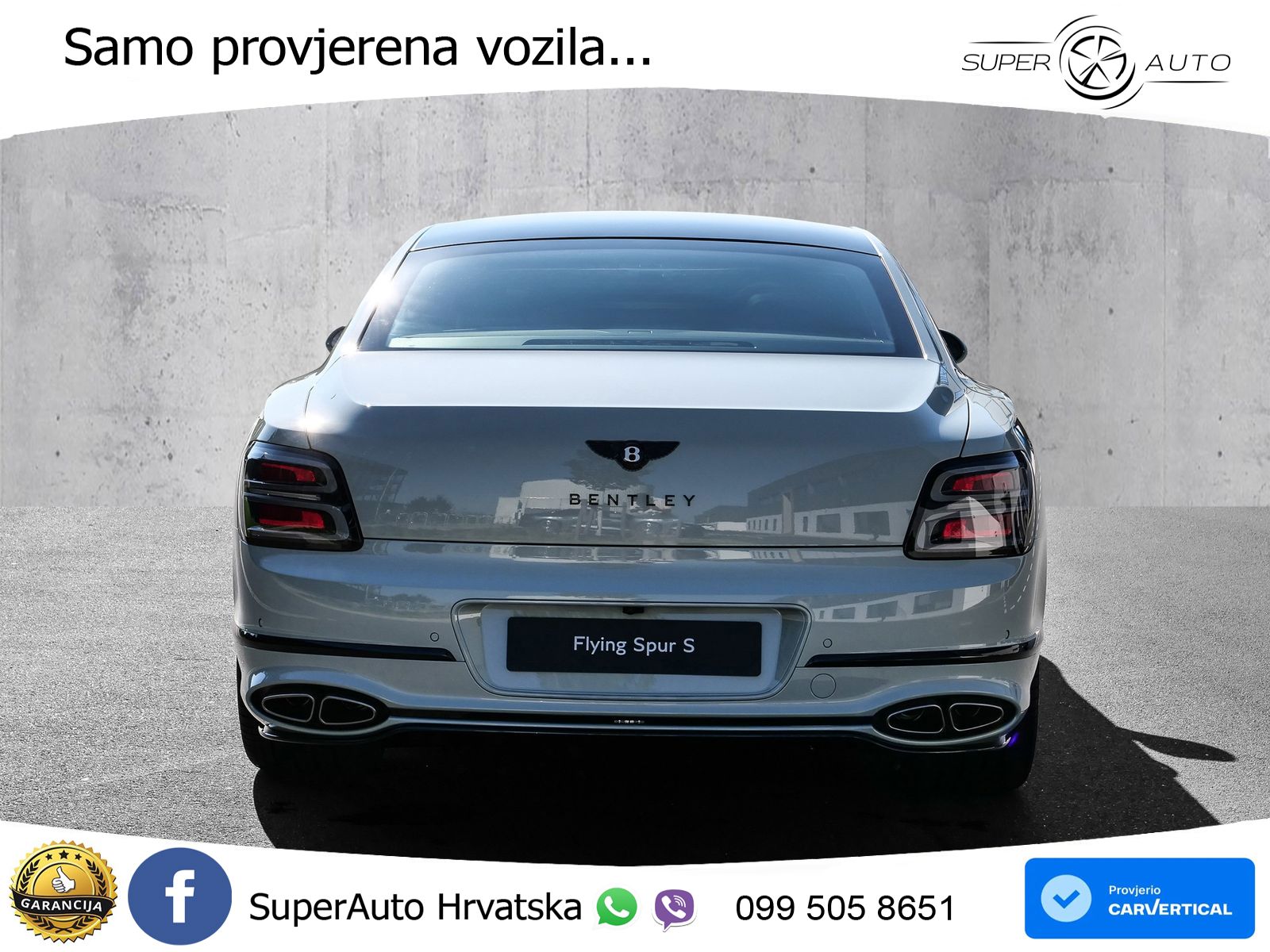 Bentley Flying Spur IV S 4.0 V8 TFSi (680 KS) AWD DCT ZRAČNI+ACC+GR SJED+KAM+PANO