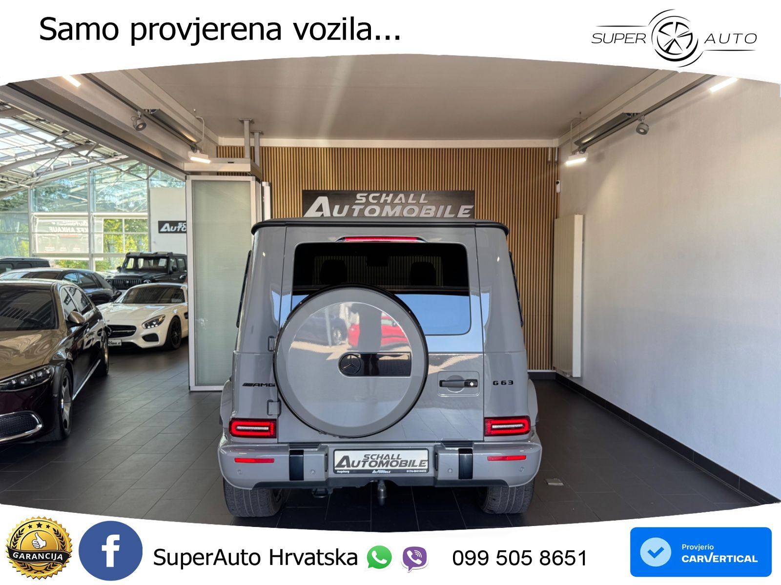 Mercedes AMG G 63 Long V8 (585 KS) 4MATIC 9G-TRONIC AMG SPEEDSHIFT PLUS Superior ACC+GR SJED+360+PANO