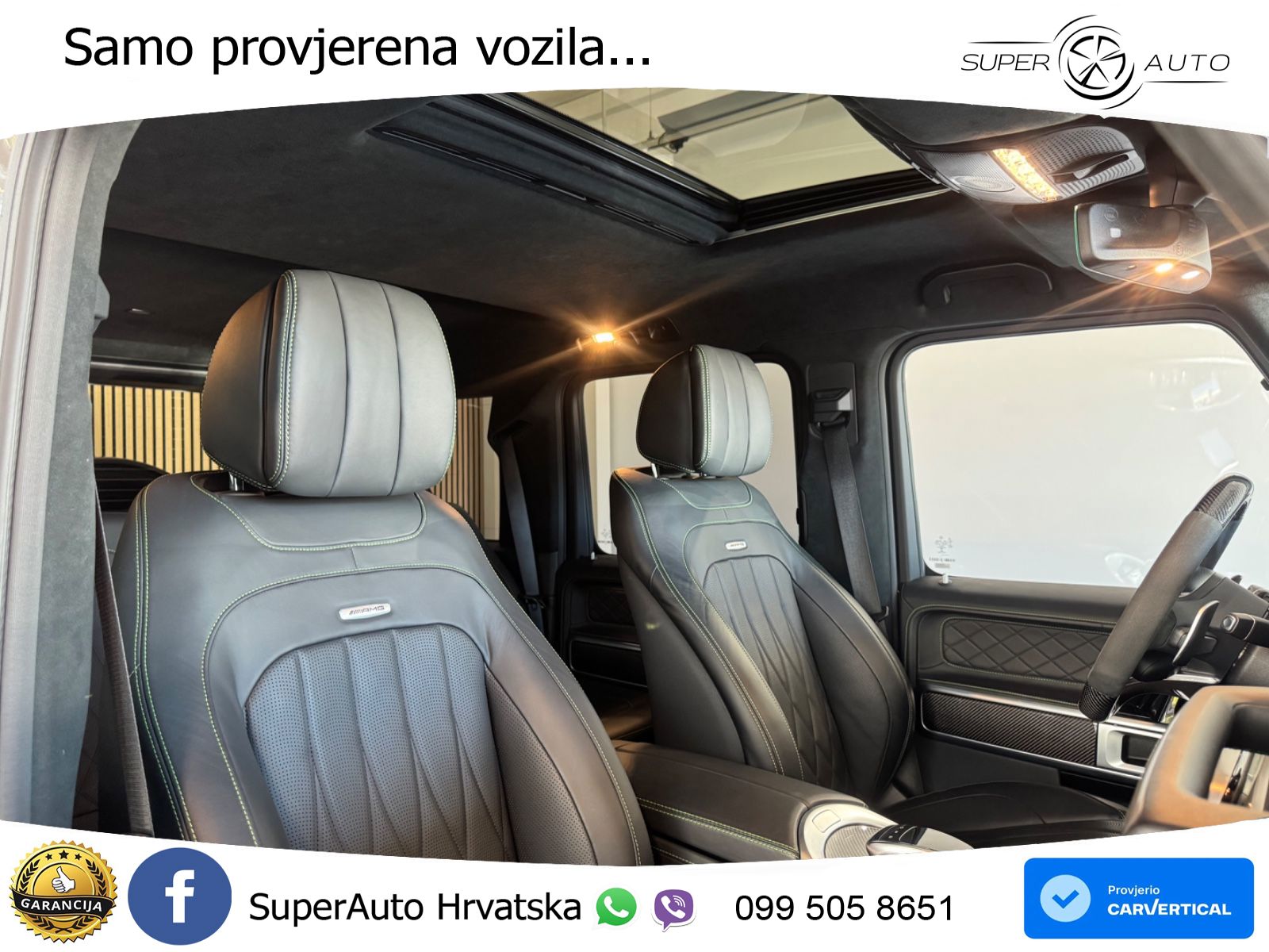 Mercedes AMG G 63 Long V8 (585 KS) 4MATIC 9G-TRONIC AMG SPEEDSHIFT PLUS Superior ACC+GR SJED+360+PANO