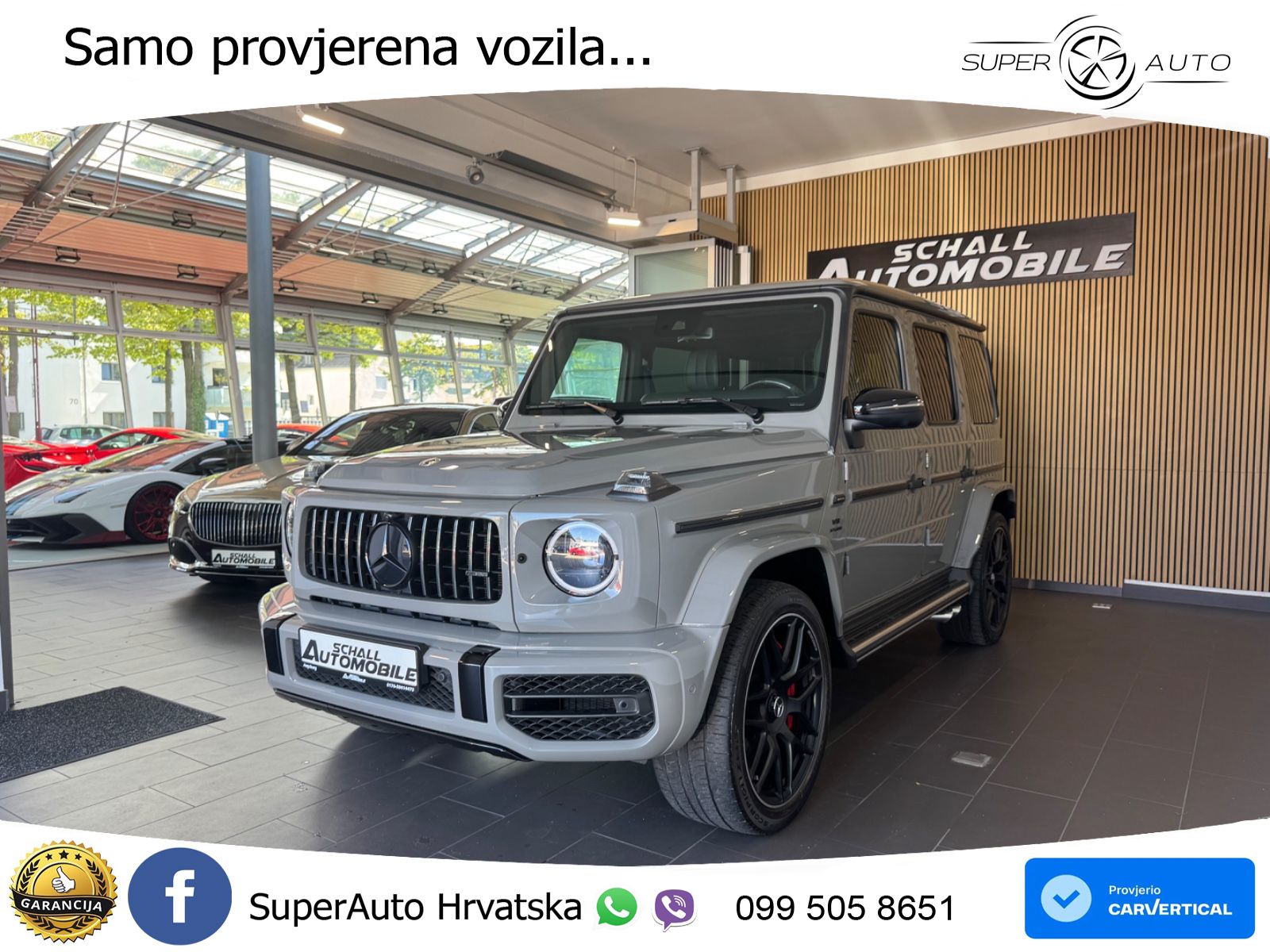 Mercedes AMG G 63 Long V8 (585 KS) 4MATIC 9G-TRONIC AMG SPEEDSHIFT PLUS Superior ACC+GR SJED+360+PANO