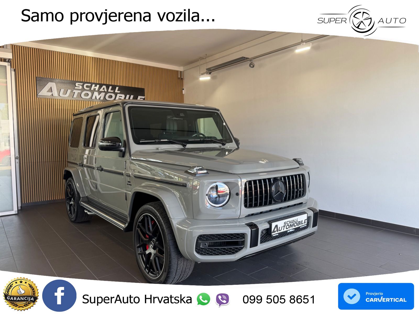 Mercedes AMG G 63 Long V8 (585 KS) 4MATIC 9G-TRONIC AMG SPEEDSHIFT PLUS Superior ACC+GR SJED+360+PANO