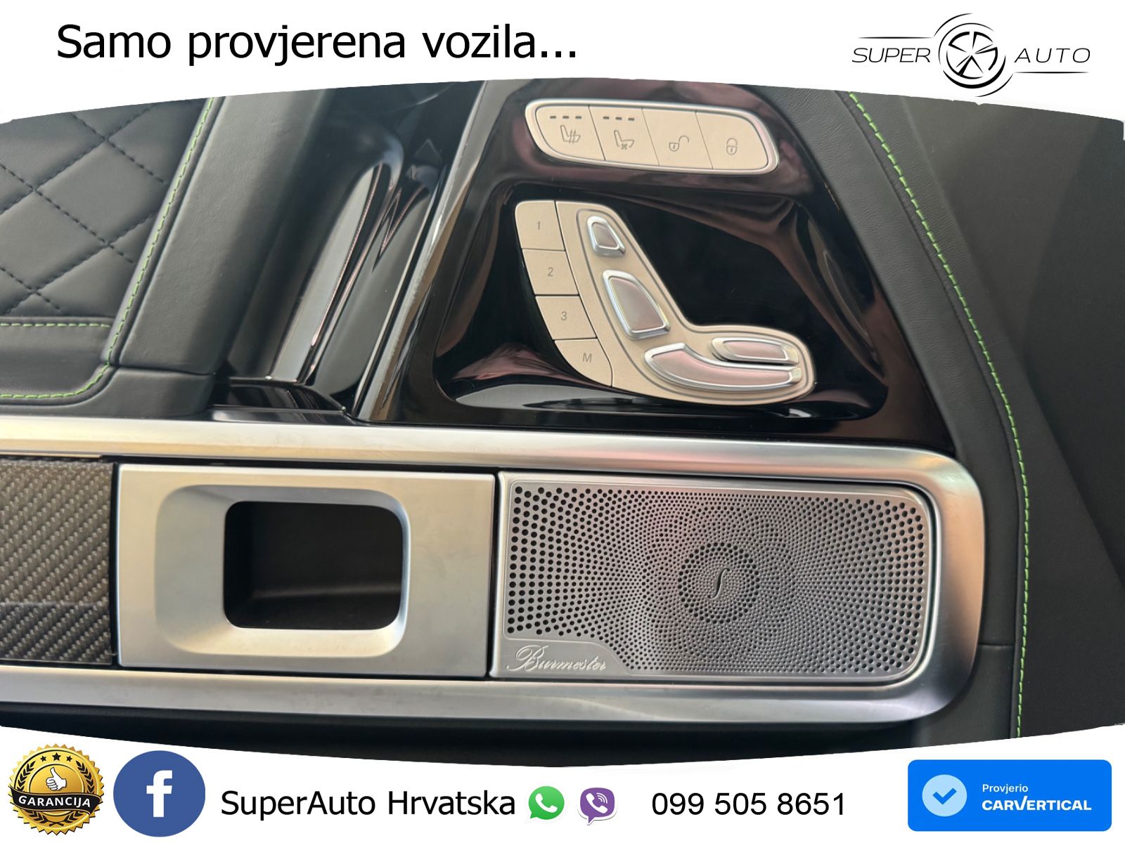 Mercedes AMG G 63 Long V8 (585 KS) 4MATIC 9G-TRONIC AMG SPEEDSHIFT PLUS Superior ACC+GR SJED+360+PANO