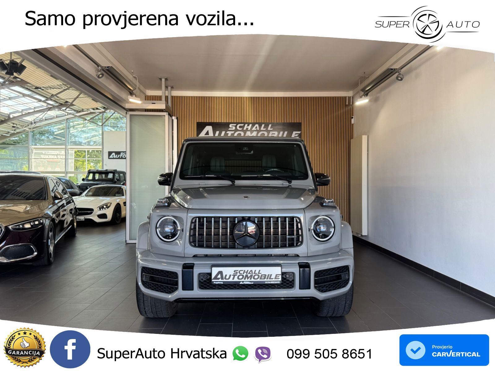 Mercedes AMG G 63 Long V8 (585 KS) 4MATIC 9G-TRONIC AMG SPEEDSHIFT PLUS Superior ACC+GR SJED+360+PANO