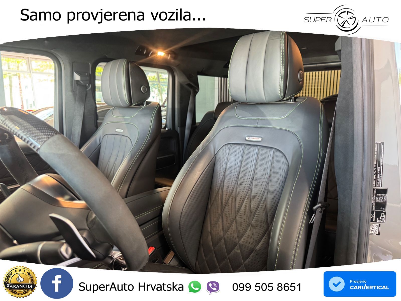 Mercedes AMG G 63 Long V8 (585 KS) 4MATIC 9G-TRONIC AMG SPEEDSHIFT PLUS Superior ACC+GR SJED+360+PANO