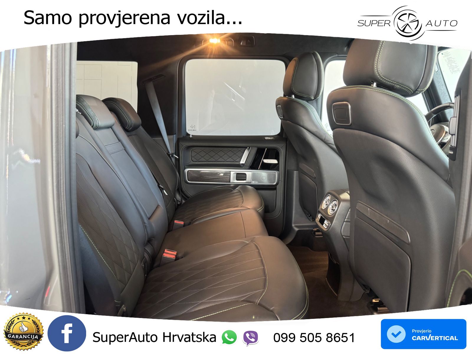 Mercedes AMG G 63 Long V8 (585 KS) 4MATIC 9G-TRONIC AMG SPEEDSHIFT PLUS Superior ACC+GR SJED+360+PANO
