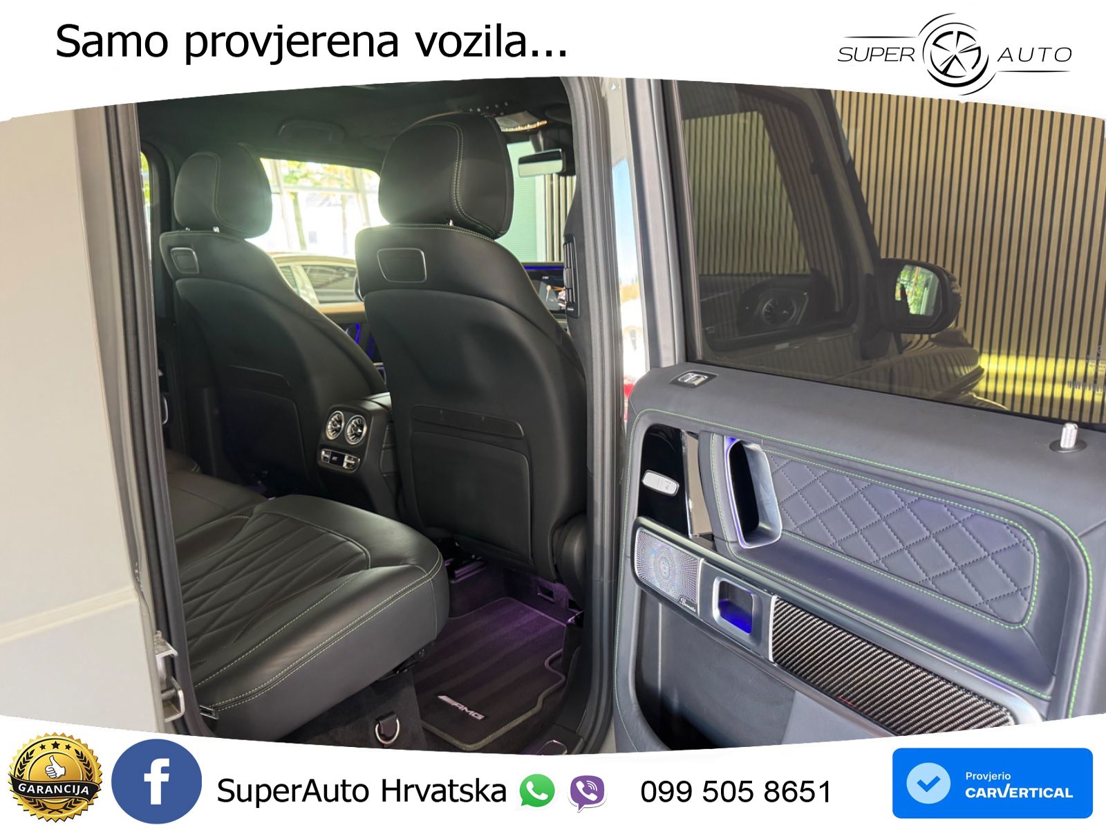 Mercedes AMG G 63 Long V8 (585 KS) 4MATIC 9G-TRONIC AMG SPEEDSHIFT PLUS Superior ACC+GR SJED+360+PANO