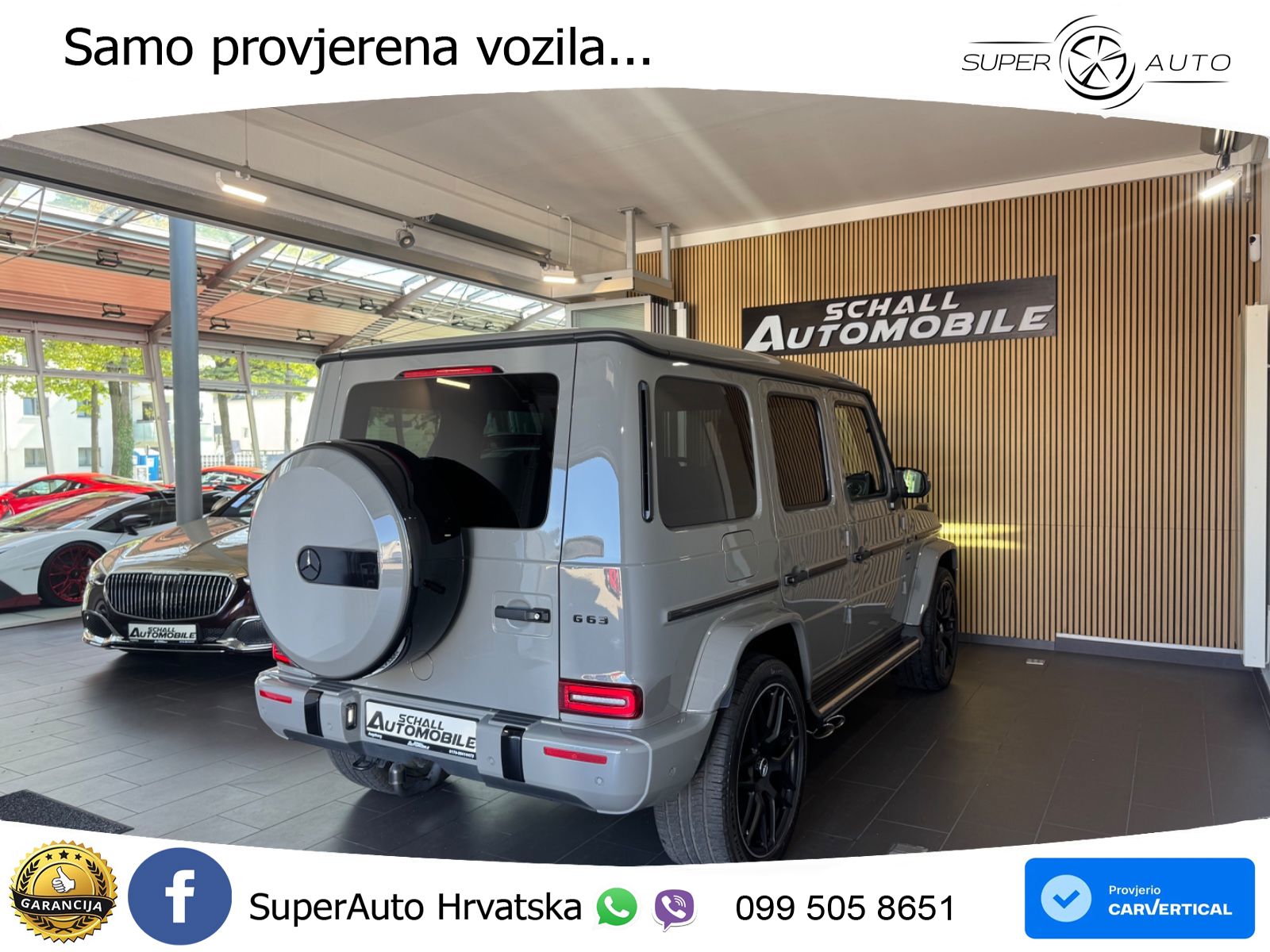Mercedes AMG G 63 Long V8 (585 KS) 4MATIC 9G-TRONIC AMG SPEEDSHIFT PLUS Superior ACC+GR SJED+360+PANO