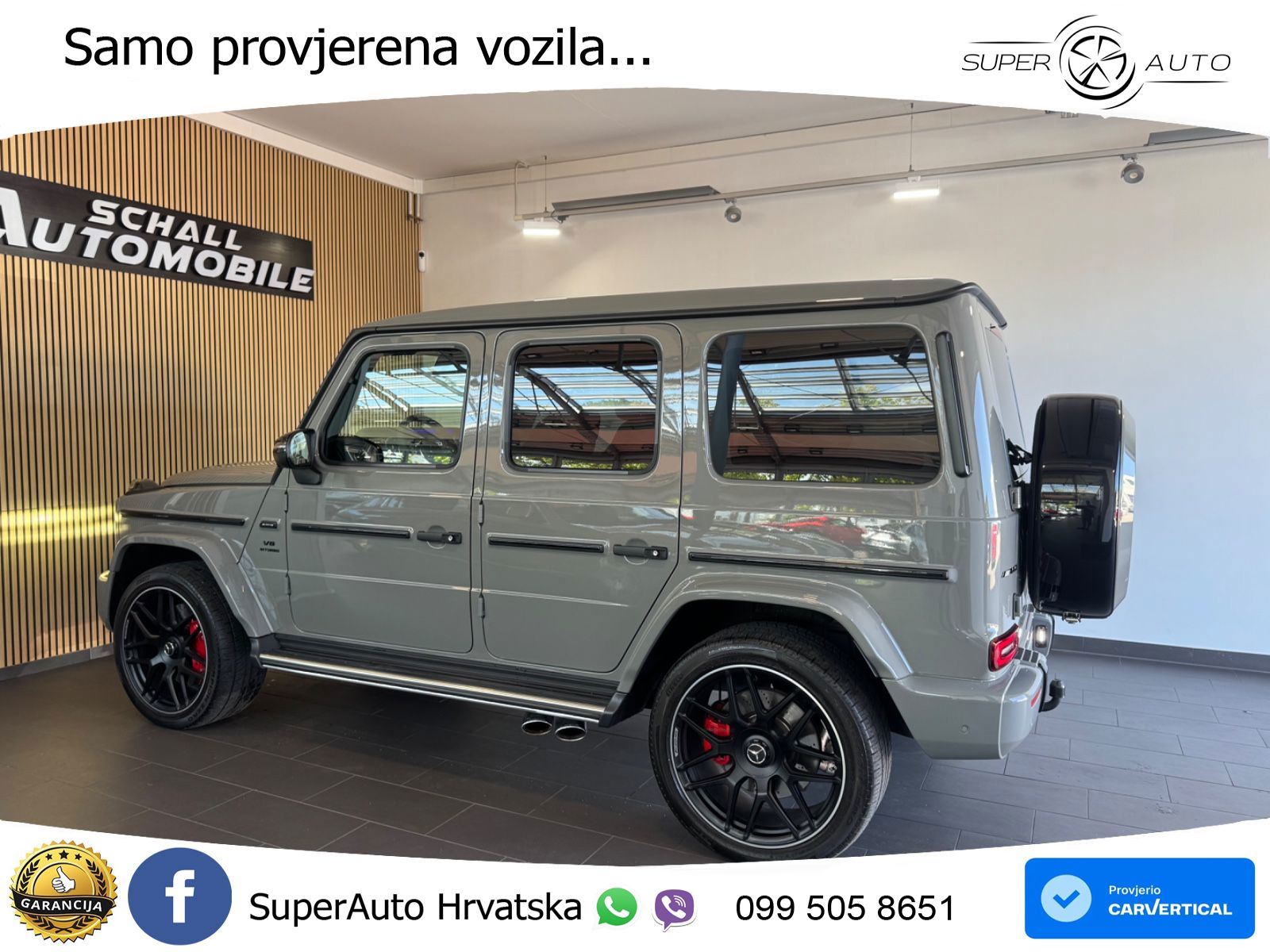 Mercedes AMG G 63 Long V8 (585 KS) 4MATIC 9G-TRONIC AMG SPEEDSHIFT PLUS Superior ACC+GR SJED+360+PANO