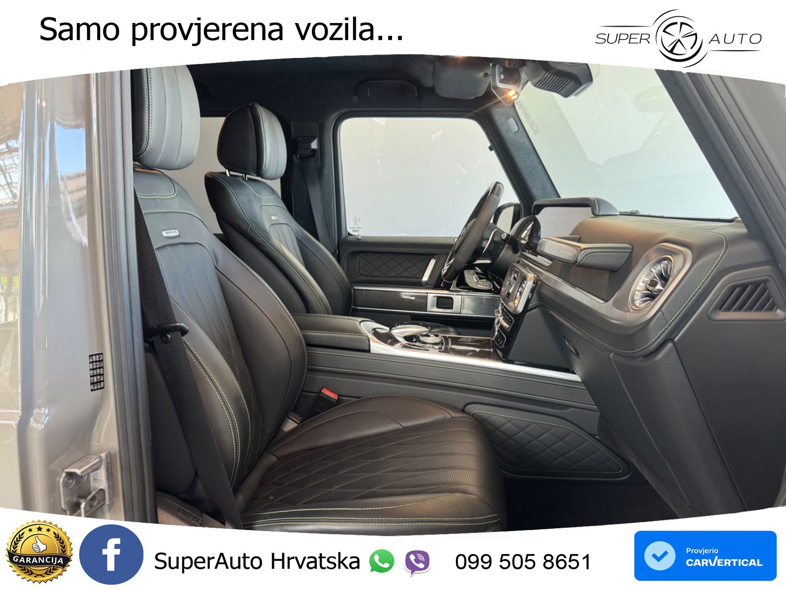 Mercedes AMG G 63 Long V8 (585 KS) 4MATIC 9G-TRONIC AMG SPEEDSHIFT PLUS Superior ACC+GR SJED+360+PANO